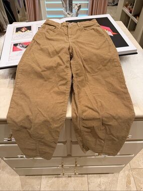 Women’s Casual corduroy Pants in Tan